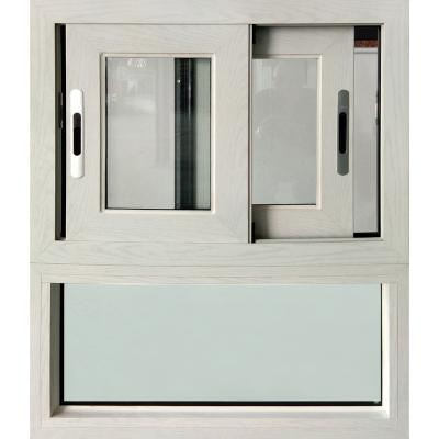 China Magnetic Windows Screen White Color Residential Aluminum Window for sale