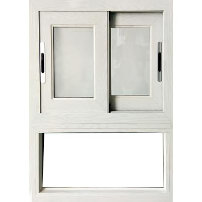 China White Magnetic Screen Aluminum Frame Alloy Door And Windows Double Glass Window for sale