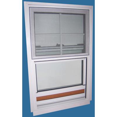 China Magnetic Screen Single Hung Aluminum Sliding Window Frame Double Glazed Double Hung Windows for sale