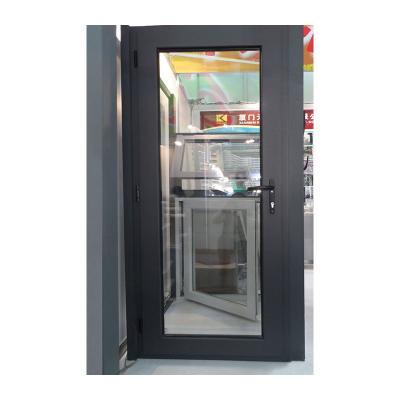 China Waterproof Aluminum Glass Alu Glazed Chandelier Swing Casement Doors for sale