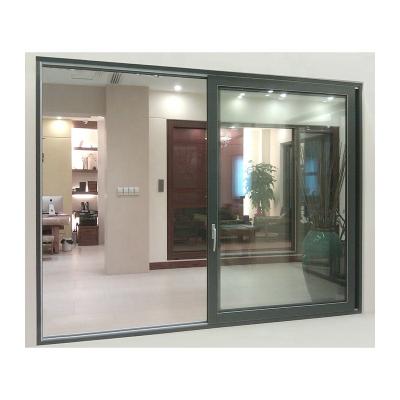 China Gloss Alu Glass Plate Aluminum Elevator Waterproof Glazing Sliding Doors for sale