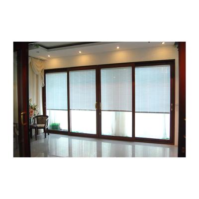 China Waterproof Super Wide Aluminum Glass Balcony Doors Aluminum Customer Lift And Sliding Door for sale