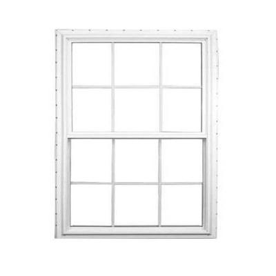 China Magnetic Screen American Style PVC Double Hung Window Sliding Window Vertical Sash Window for sale