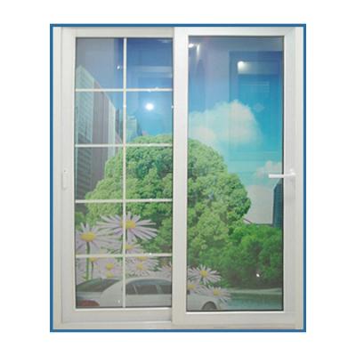 China Upvc Grill Slide Door Waterproof Double Glazed PVC Sliding Doors for sale