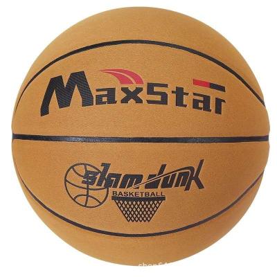 China Yiwu Factory China Supplier Anti Slip Custom Printed Basketball Ball Rubber Material Size 7 for sale