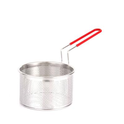 China Fruit Vegetable Basket Sustainable Good Washing Stainless Steel Mesh Strainers for sale