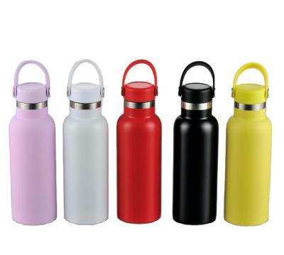 China Business Soft Touch Tea Thermos Vacuum Flask Insulated Stainless Steel Water Bottle Business Gifts Metal Customized for sale