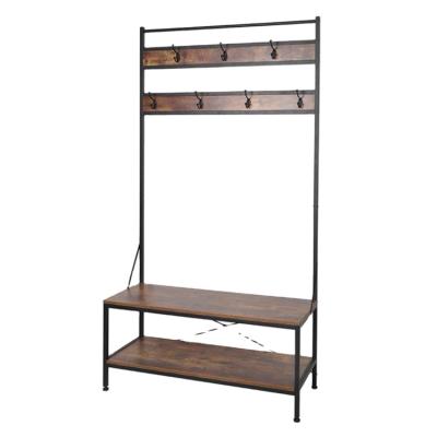 China Modern Heavy Duty Wall Mount Shelves Coat Rack Supermarket Metal Shop Display Gondola Shelving for sale