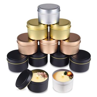 China Birthdays Empty Tins For Candle Making Decorative Candle Tins Wholesale Candle Tins 8 Ounce for sale