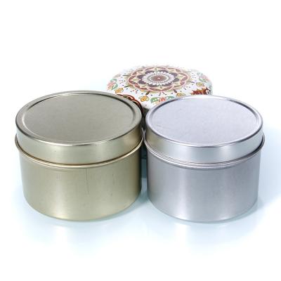 China Factory Directly Sale Eco - Friendly Recyclable Mini Tea Tin Canisters Metal Airtight Candle Tin Container for sale