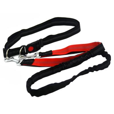 China Thoughtful Hands Free Dog Leash Thoughtful Nylon Bungee Running Pet Leash for sale