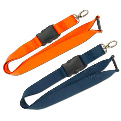 China New flat design custom promotional polyester empty lanyard, anyards with logo custom for sale