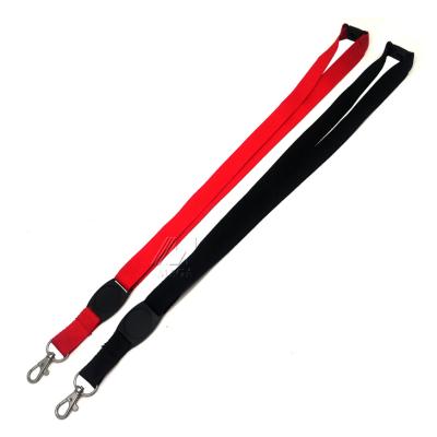 China Lanyard Printing Double Sided Plastic Custom Lanyard With Safety Breakaway No Neck for sale