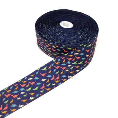 China Custom 38MM Printed Tape Elastic Heat Transfer Elastic Bandage For Underwear for sale