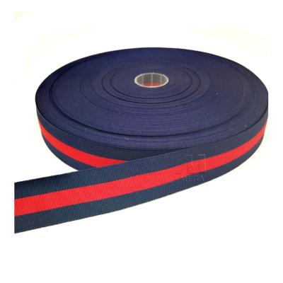 China Solid Color Ribbon Manufacturer Custom Polyester Grosgrain Ribbon For Apparel for sale