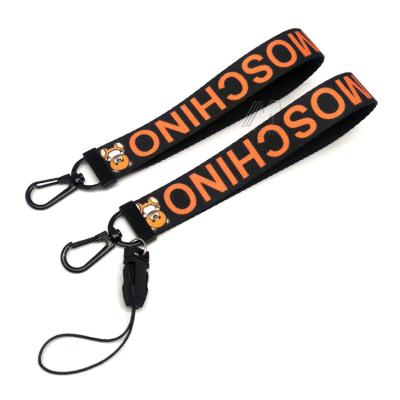 China For Keys and Phone Free Sample Custom Logo Design Keychain Lanyard Cell Phone Short Lanyard for sale