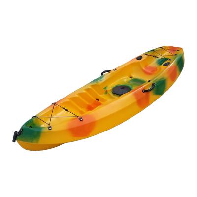 China Entertainment And Fishing Factory Direct PVC High Quality Plastic Canoes Traveling Sit In Kayak One Person Canoe With Accessories for sale