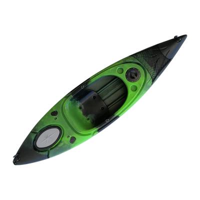 China Entertainment and fishing from the popular boat canoe fitting a professional pedal drive fishing kayak for cool calm waters for sale