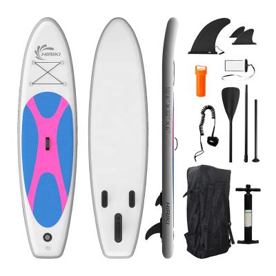 China Popular Unisex Surfboard PVC Drop Stitch Material Stand Up Paddle Board Inflatable SUP Board Paddleboard for sale