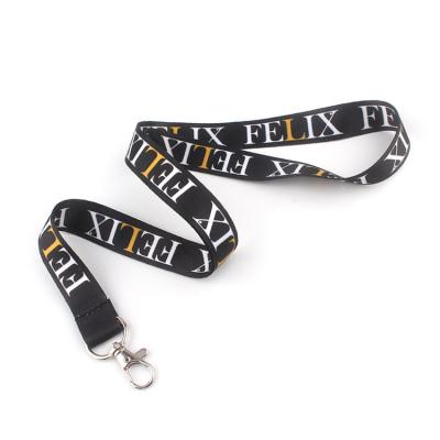 China Economy Polyester Sublimation Advertising Printed Lanyard For Event Promotional Lanyard for sale