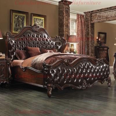 China (Size)Adjustable European Traditional Style Structure Bedroom Solid Wood Furniture Sets Antique Design Bedroom Sets for sale