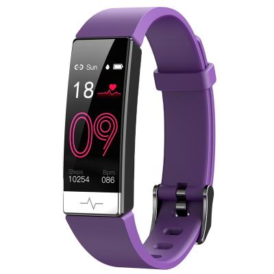 China Touch Screen Blood Oxygen Alarm Clock Pedometer Sleep Monitor Health Watch Wristband Fitness Tracker Smart Wristband For Women for sale