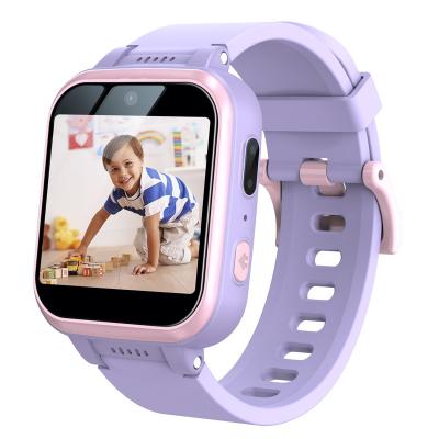 China Purple Color MP3 Playback Dual Camera Smart Watch Flashlight Count DownStopwatch Music Game Player Smartwatches Alarm Clock For Kid Boy Girl for sale