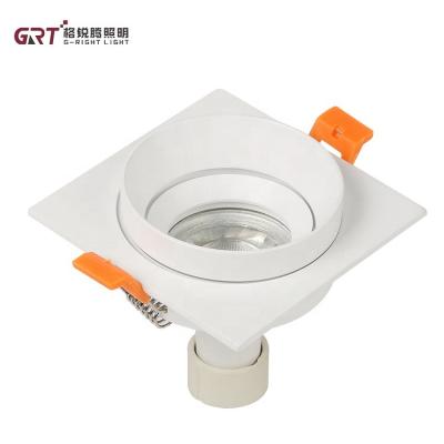 China Recessed Adjustable Square Angle 7w 12w 15w 20w 30w 40w 50w SMD COB Chip White Led Recessed Ceiling Lights for sale