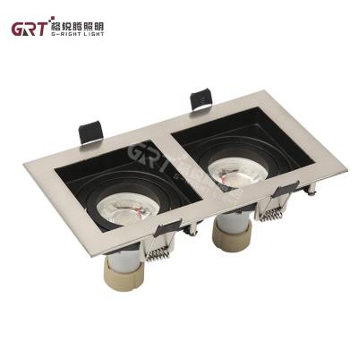 China Clothing Store Office Home Light Fixtures 7w Square Recessed Indoor Indoor Led Down Light for sale