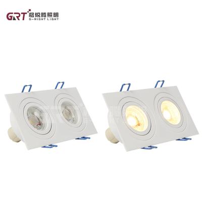 China Modern Factory Direct Sale SMD COB Ceiling Lighting Customizable Wattage GU10 Recessed Downlight for sale