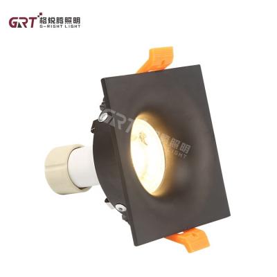 China Modern Hotel Warm White Indoor Ceiling Black Surface Mounted Recessed 7 12 30 Watt COB Led Downlight for sale