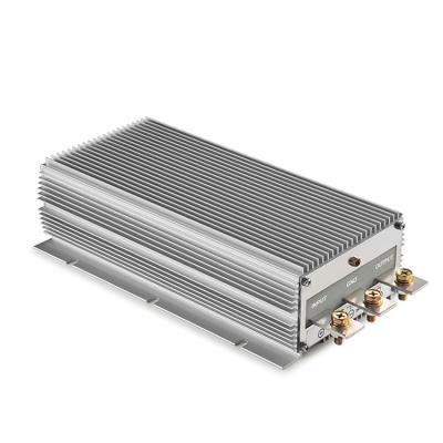 China Aluminum Alloy 12V to 24V DC DC Converter Step Up Boost Module High Efficiency for Solar Panel Power System Trucks for sale