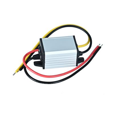 China Aluminum Alloy 12V To 7.5V 3Amps 22.5Watts DC To DC Converter Buck Module For Electric Motors Step-Down Trucks for sale