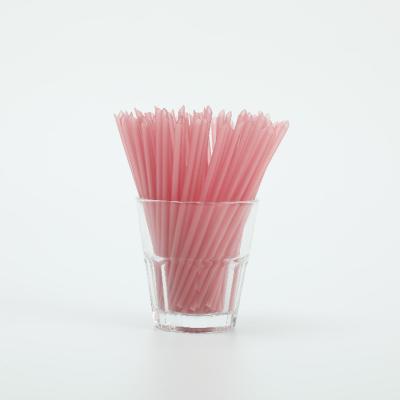 China Eco-Friendly 100% Biodegradable Nature Non Plastic Customized Cornstarch Straw For Juice for sale