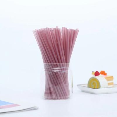 China 2021 Minimalist Good Selling Disposable Clear Straws That Are Not Easy To Break 16cm In Length Plastic Drinking Straws for sale