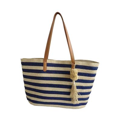 China Water Resistant Women New Style Fashion Hotsale Customized Four Season Outdoors Basket Straw Bag For Four Season for sale