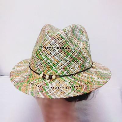 China Eco-friendly Wholesale Colorful Custom Sun Hats Lady Boater Western Straw Hats Summer Straw Hat for sale