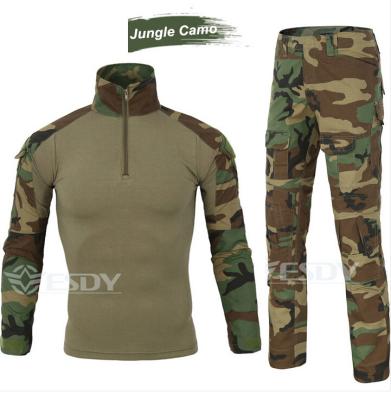 China Cheapest Anti-static Camouflage Suit Jungle Combat Military Uniform Suit for sale