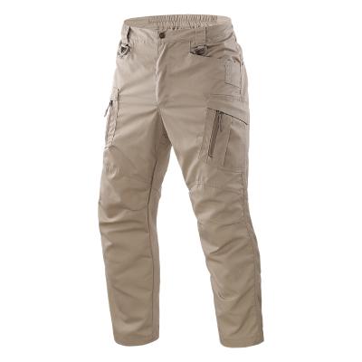 China New Style Light IX9 Viable Men's Outdoor City Cargo Anti-Shrink Tactical Pants Khaki TC 65/35 for sale