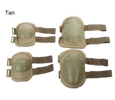 China Tan Color Nylon Army Gear Knee Pads Tactical Military Kneepads for sale