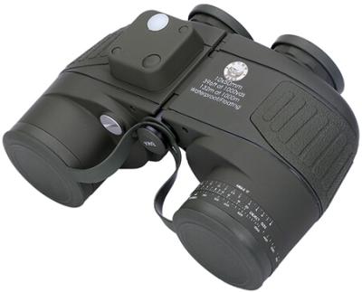 China Tactical Navy 10x50 Illuminant Binocular With Range Finder And Compass R-1 Reticle for sale