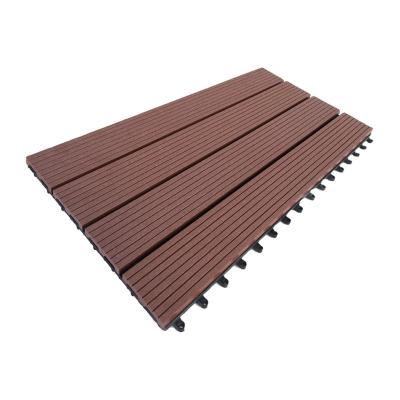 China Factory Supply High Quality Waterproof China Wood Plastic Composition Decking Furniture DIY WPC Wood Flooring Outdoor Decking for sale