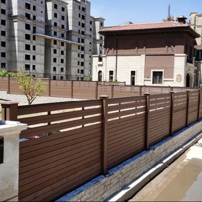 China Easily Assembled Customized Color Garden Backyard Waterproof WPC Wood Plastic Composite Anti UV Barrier for sale