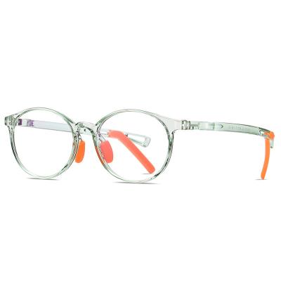 China 2022 NEW Trendy Baby Fashion Blue Light Blocking Wholesale High Quality Luxury Round Custom Eyewear Children Reading Glass Frames for sale