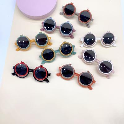 China Wholesale custom high quality custom logo sunglasses boys girls sunglasses kids fashion flip high quality child sun glasses new 2022 cute for sale