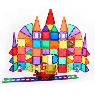 China Magnetic Building Toy Kids Building Block Magnetic Toys DIY Connect Toy 120pcs Magnet Building Tiles for sale