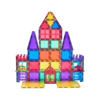 China Hot Selling Big Magnet Building Toy MAGT4K Magnetic Building Toy 100pcs Tiles Blocks Educational Toys for sale