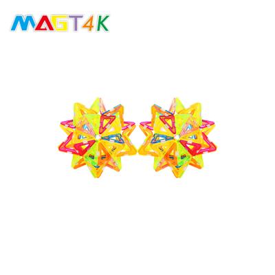 China Toddler Educational Tiles Set MAG-T4K 210 Pcs Learning Toys Educational Diy Toddler Toys Educational Magnetic Toy Set for sale