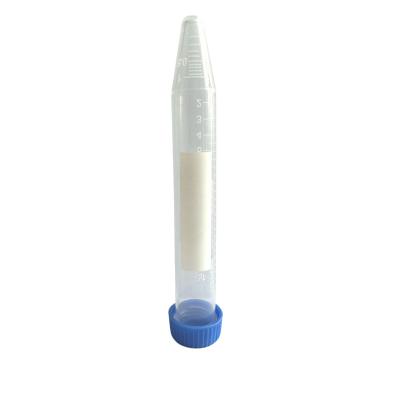 China Polypropylene Chemical Lab Factory Laboratory Test Tube Medical Plastic Micro Tapered Bottom 15ml Centrifuge Tubes for sale