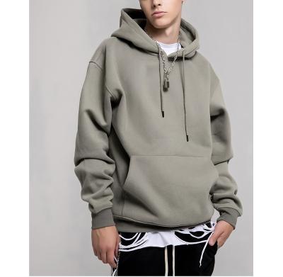 China Anti-wrinkle Logo Mens Hoodie Custom Custom Logo Premium Printing 100% Cotton Outdoor Hoodies Terry Heavy Weight French Pullover for sale